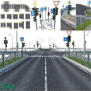 Sections of road